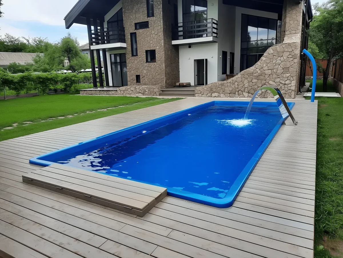 Композитный бассейн Laguna 9 — вид сверху в Рыбинске