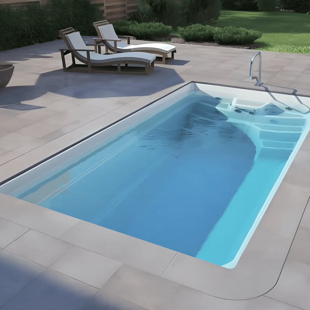 Композитный бассейн Laguna 5 — вид сверху в Рыбинске