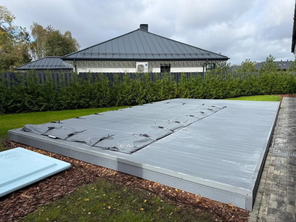 Покрывало Laguna Cover Mesh — установка в Рыбинске