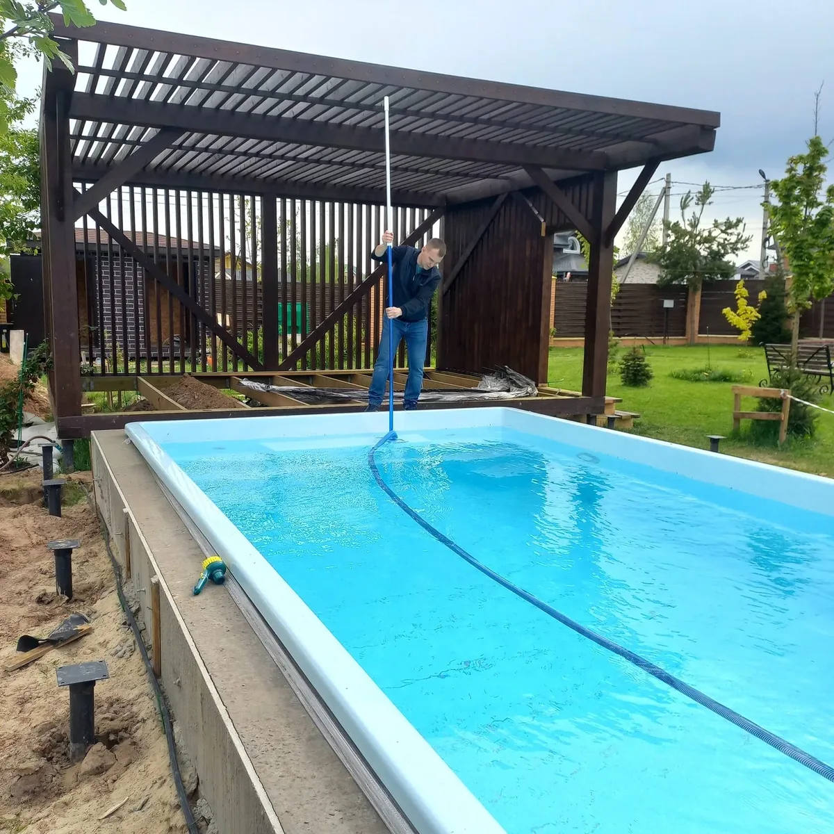 Копинговый бордюрный камень для бассейна Laguna в Рыбинске