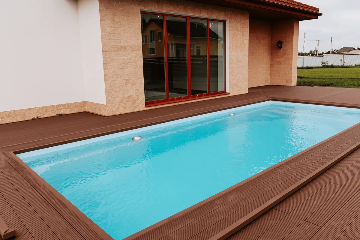 Композитный бассейн Laguna 8 — вид сверху в Рыбинске